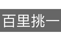 百里挑一